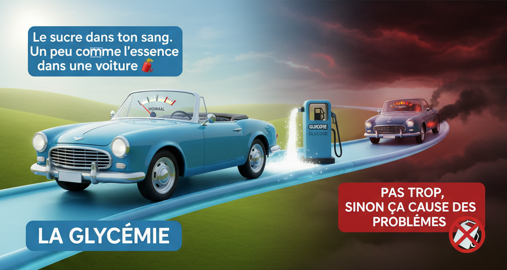 La gestion de la glycémie :