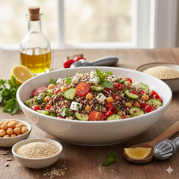 🥗 Salade de quinoa complète (version diabète)