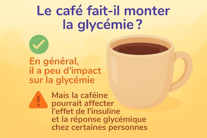 Le café fait-il monter la glycémie?